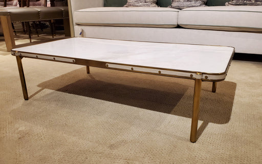 Theodore Alexander TA Iconic Rectangle Cocktail Table Floor Sample
