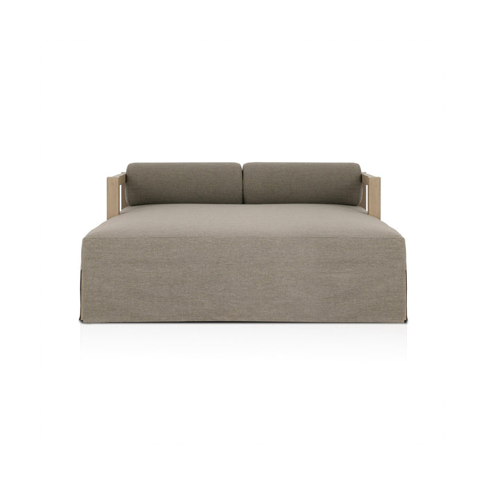 Laskin Outdoor Daybed-Washed Brown-Fsc
