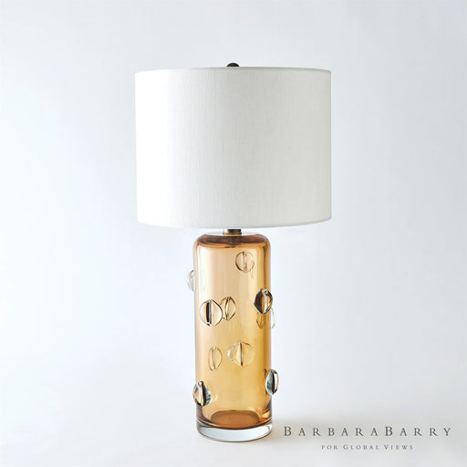 Global Views Amber Glass Lamp