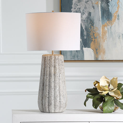 Modern Accents Ceramic Stone Finish Table Lamp