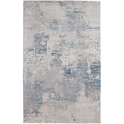 Feizy Zarah 8917F Modern Abstract Rug in Gray/Taupe/Blue
