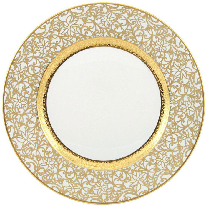 Raynaud Tolede Or/Gold White American Dinner Plate