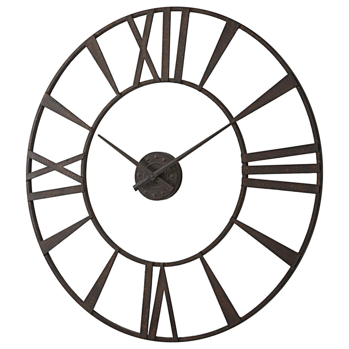 Uttermost Storehouse Rustic Wall Clock