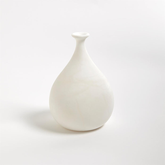 Global Views Alabaster Teardrop Vase