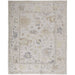 Feizy Wendover 6864F Rug in Gray / Ivory