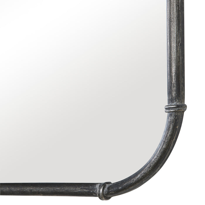 Modern Accents Rectangular Rustic Industrial Mirror