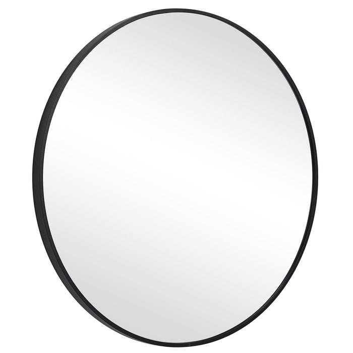 Modern Accents Clean Round Mirror