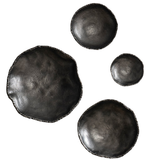 Uttermost Lucky Coins Nickel Wall Decor - Set of 4