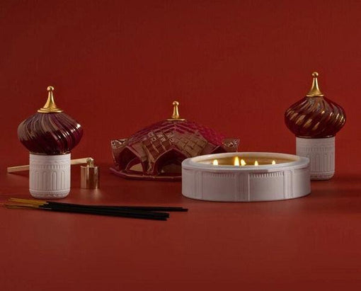 Lladro Scheherazade'S Quarters Candle 1001 Lights Peony - Night Approaches Scent