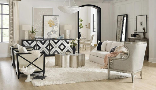 Hooker Furniture Home Entertainment Sanctuary Grand Noir Et Blanc Entertainment Console