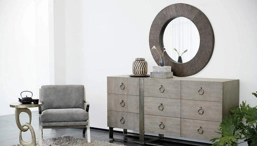 Bernhardt Linea Round Mirror