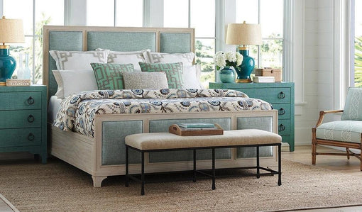 Barclay Butera Newport Balboa Island Raffia Hall Chest Sandstone