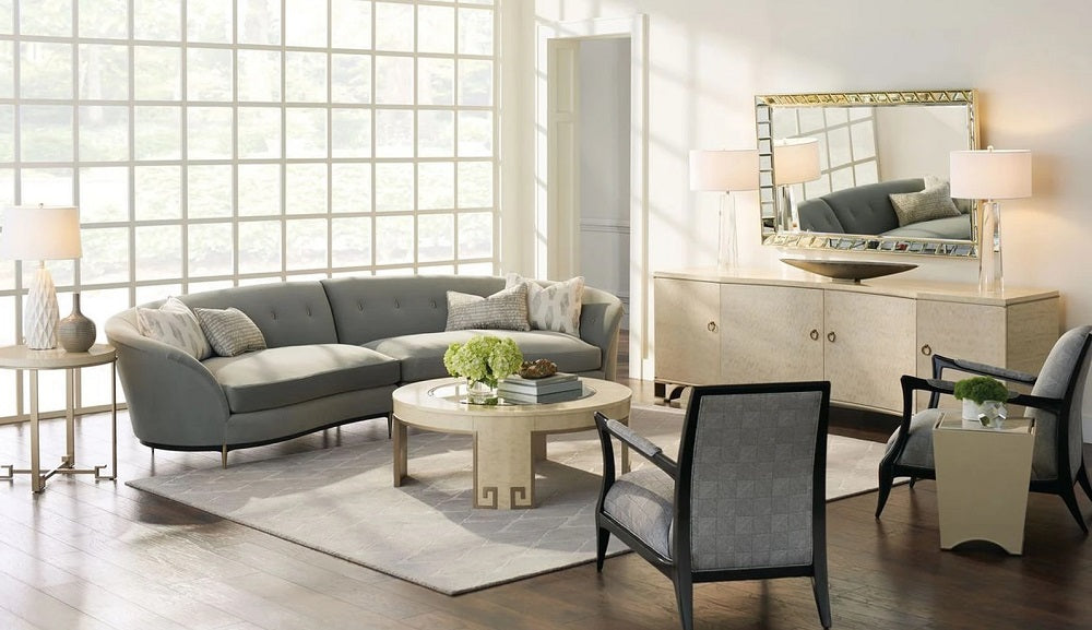 Caracole Upholstery Three's Company Sectional Sofa