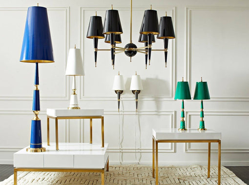 Versailles Floor Lamp with Painted Shade