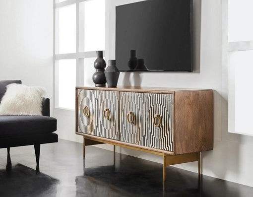Hooker Furniture Home Entertainment Melange Russell Credenza