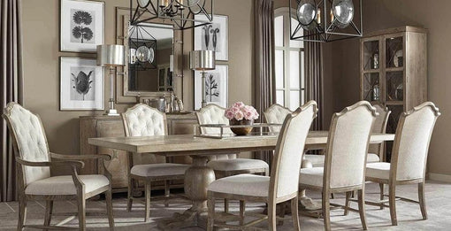 Bernhardt Rustic Patina Rectangular Dining Table Sand (587)