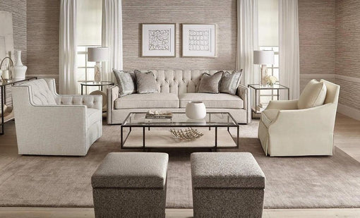Bernhardt Harlow Metal Rectangular Cocktail Table