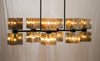 Four Hands Ava Linear Chandelier Antiqued Iron
