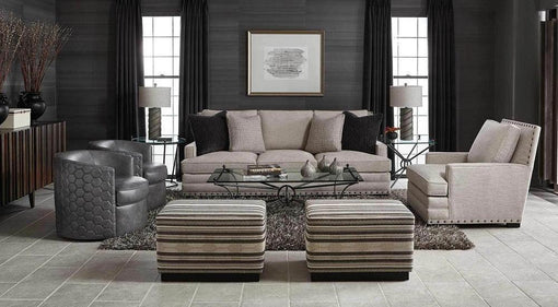 Bernhardt Merino Cocktail Ottoman Fabric Grade N - As Shown