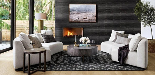 Four Hands Liam Laf Sofa-106In Laf- Astor Ink