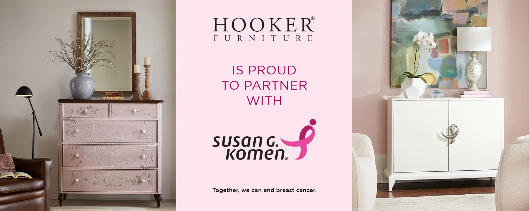 Create Comfort and Support a Cause with Hooker Furniture