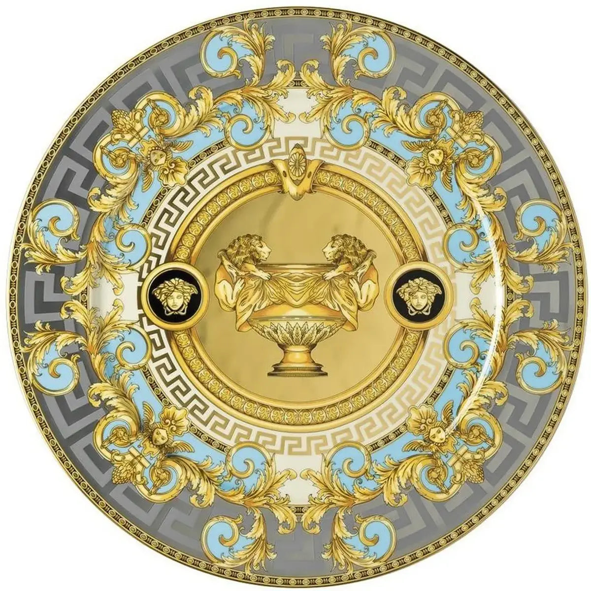 Versace Dinnerware Prestige Gala Bleu Collection — Grayson Living