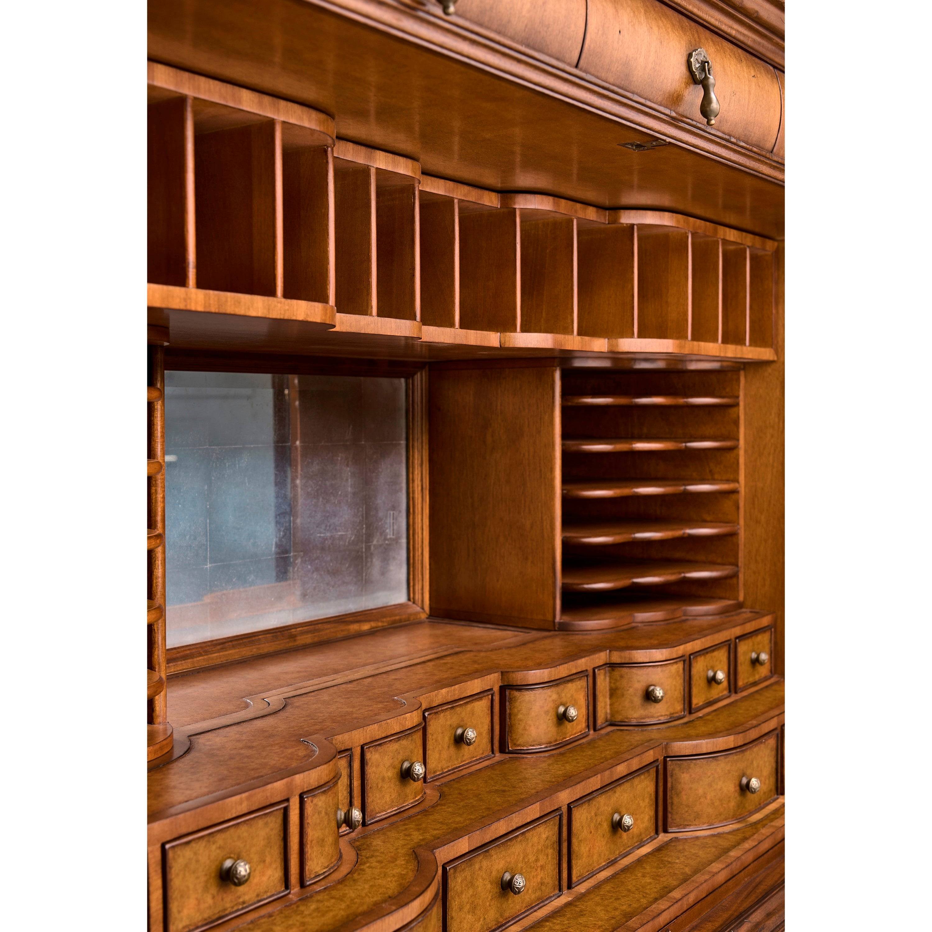 Jonathan Charles William & Mary Secretaire Cabinet ( 492033-WAL )