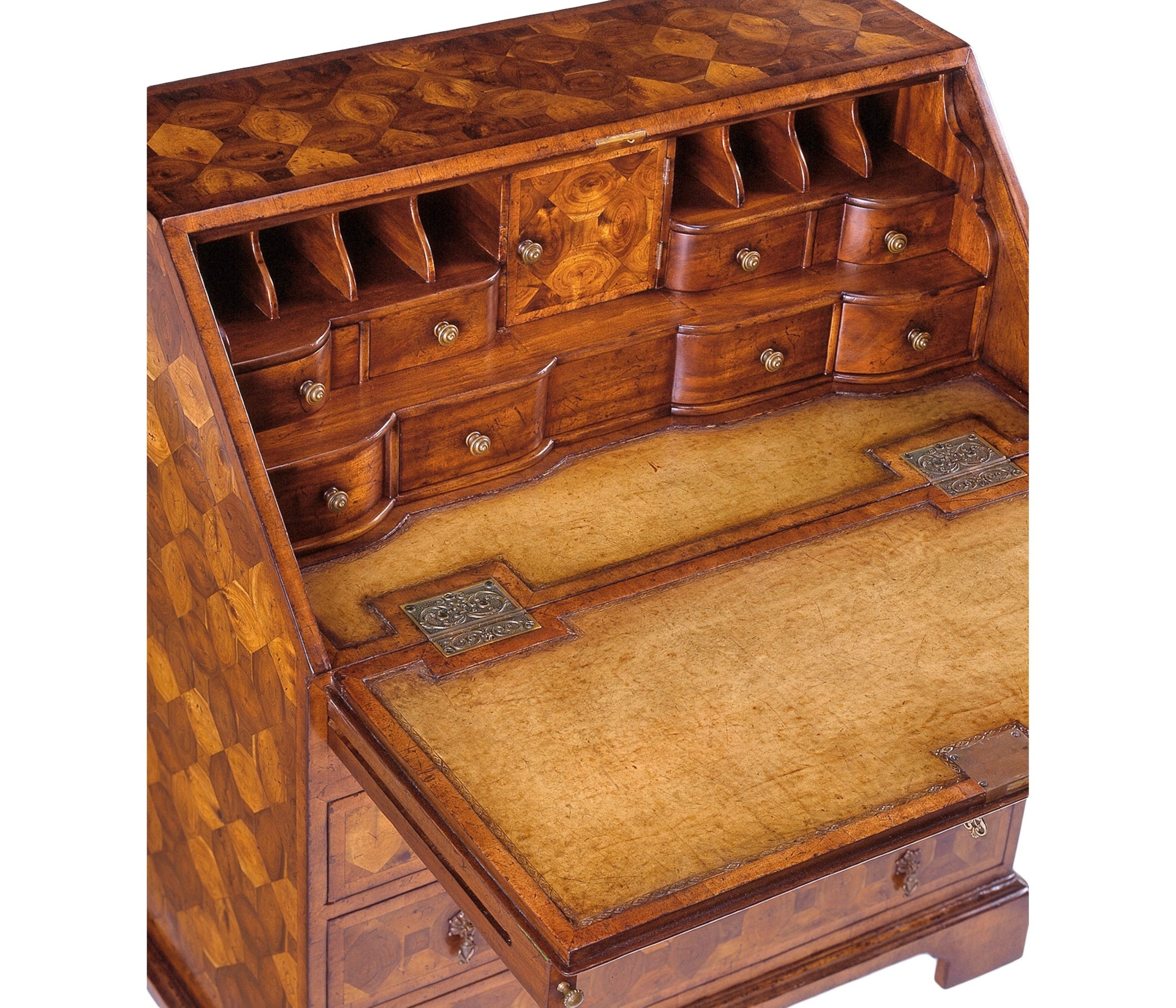 Jonathan Charles William & Mary Walnut & Oyster Bureau ( 492220-WAL )