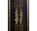 Jonathan Charles Formal Black & Gold Drinks Cabinet ( 492356-FBG )