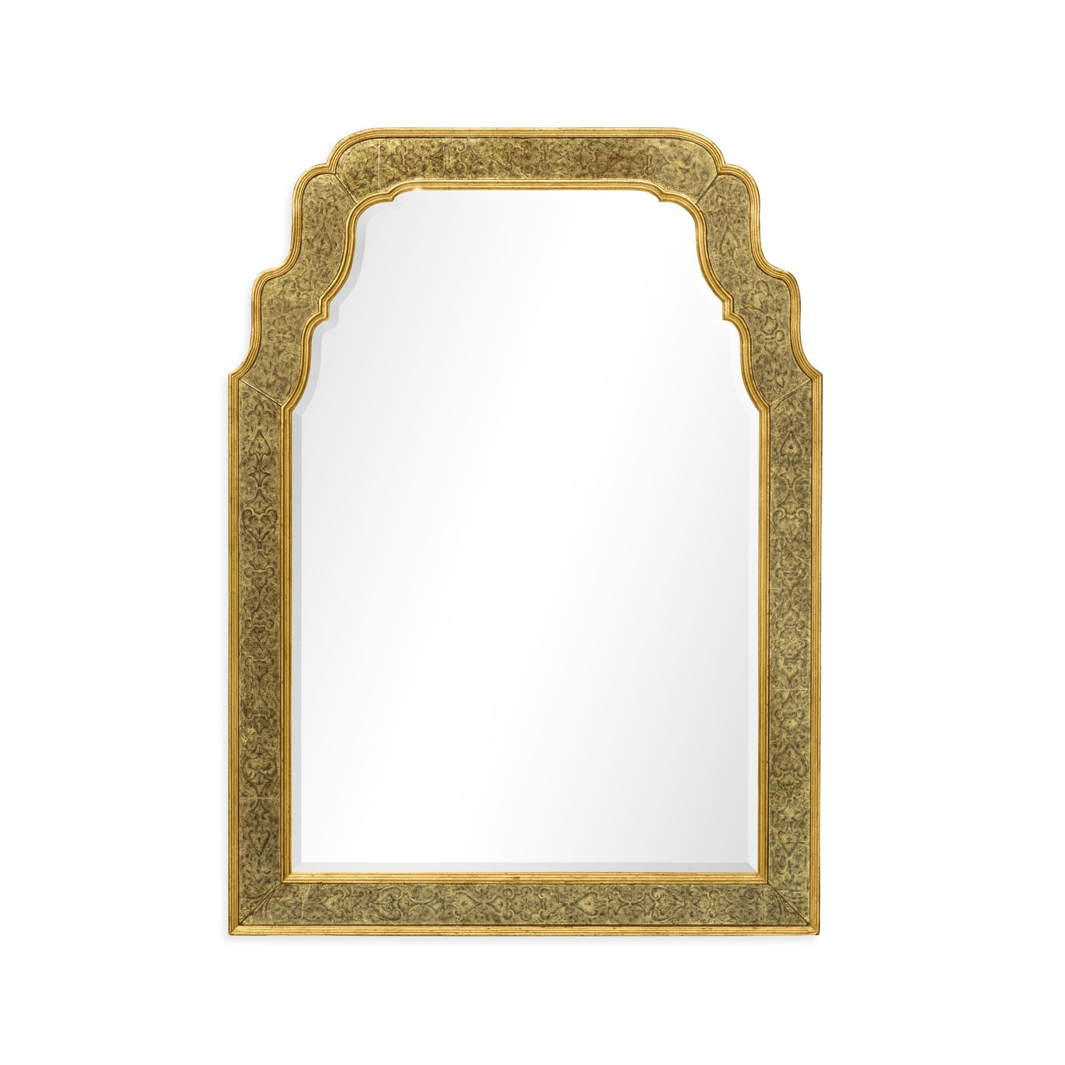 Jonathan Charles William & Mary Eglomise Gilded Mirror ( 492092-GEG-GPM )