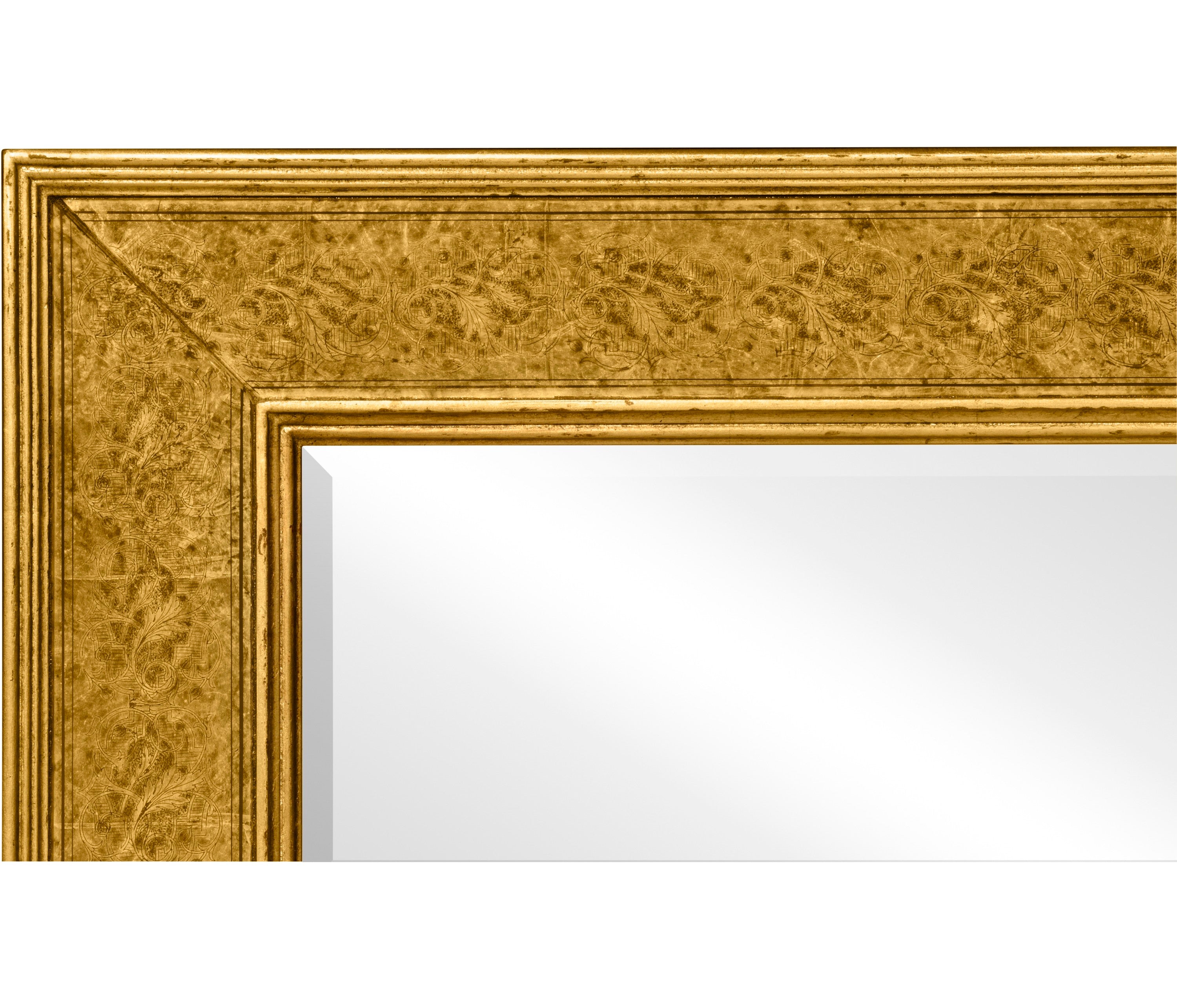Jonathan Charles Mirror with Eglomise Gilt Borders ( 492203-GEG )