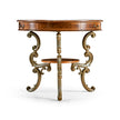 Jonathan Charles Oyster Round Table on Brass Base ( 492096-WAL )