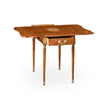 Jonathan Charles Burl & Mother of Pearl Pembroke Table ( 499212-BRW-MOP )