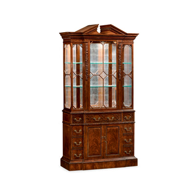 Jonathan Charles Neo-Classical Mahogany China Cabinet ( 492250-MAH )