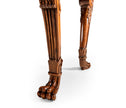 Jonathan Charles Italian Lions Paw Desk ( 492173-WAL )