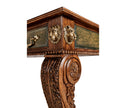 Jonathan Charles Italian Lions Paw Desk ( 492173-WAL )