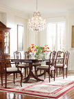 Jonathan Charles Regency Mahogany Extending Dining Table