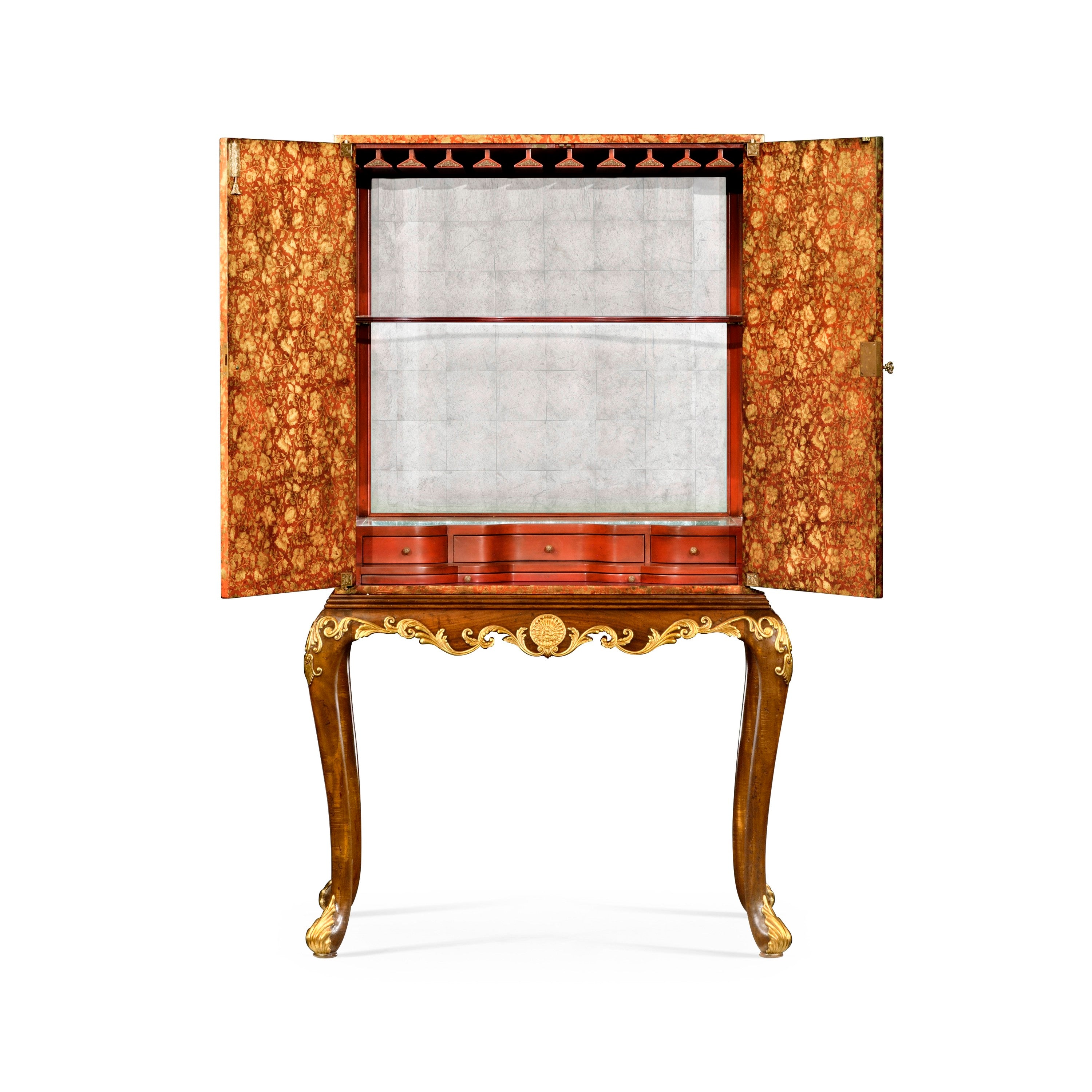Jonathan Charles Chinoiserie Drinks Cabinet