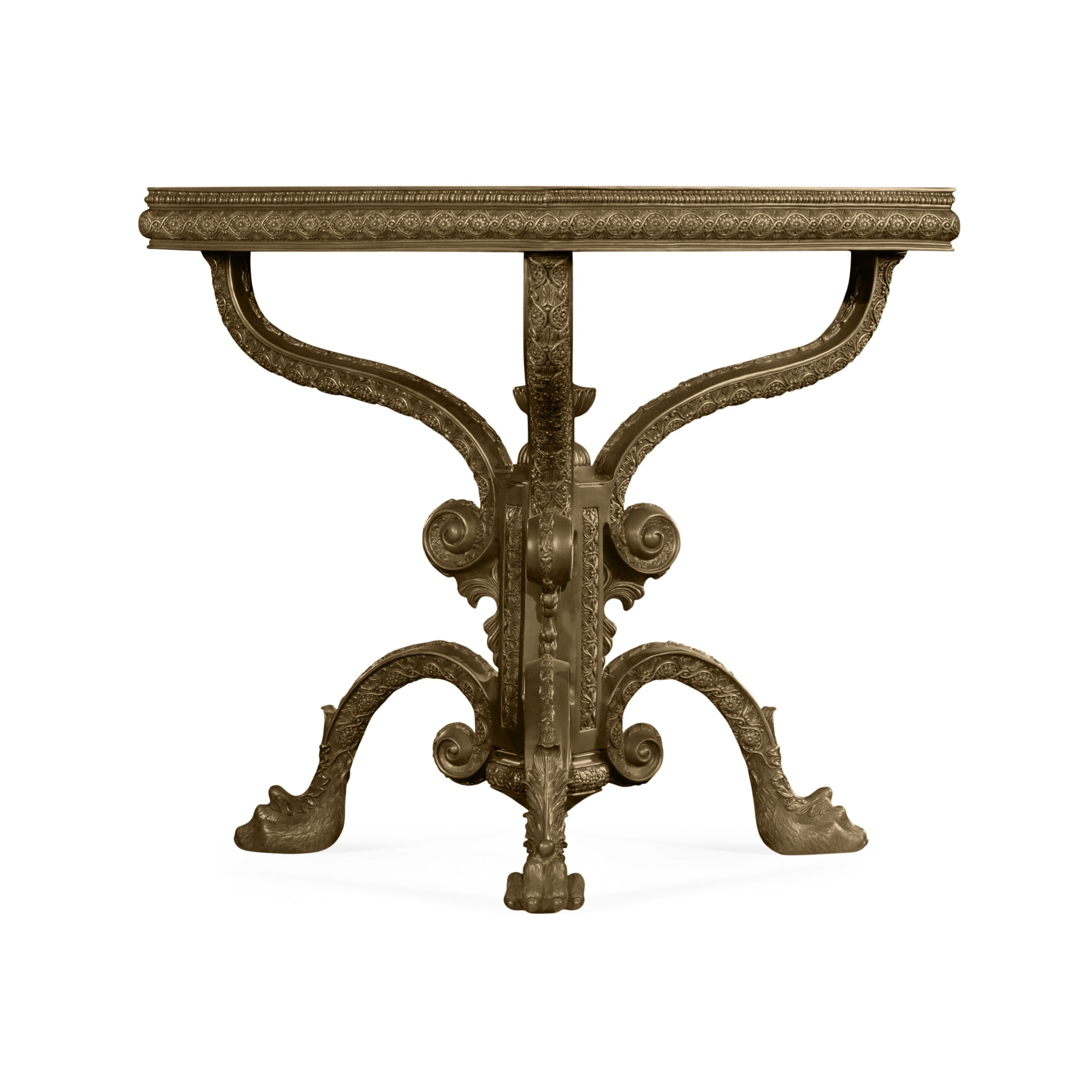 Jonathan Charles Baroque Brass Centre Table ( 492534-MAH )