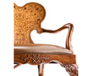 Jonathan Charles Seaweed Marquetry Armchair ( 492802-AC-WAL-L002 )