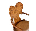 Jonathan Charles Seaweed Marquetry Armchair ( 492802-AC-WAL-L002 )