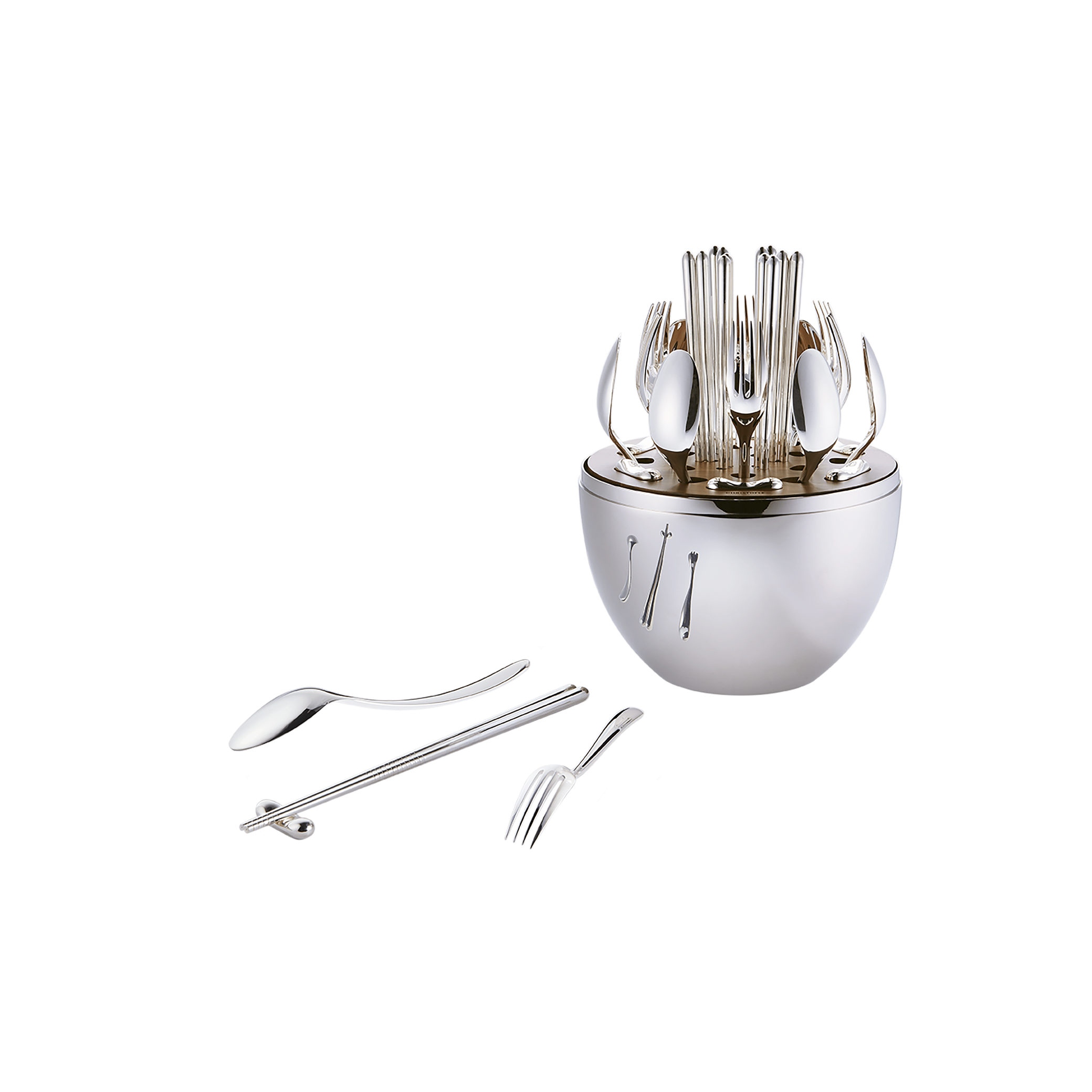 Christofle Mood Asia 24-Piece Flatware Set