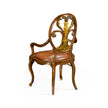 Jonathan Charles Sheraton Style Oval Back Arm Chair