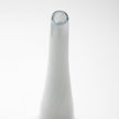 Mercana Erie II Tall Two Toned Sky Blue Dark Brown Blown Glass Vase