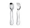 Christofle Charlie Bear Silver-Plated Two-Piece Baby Flatware Set