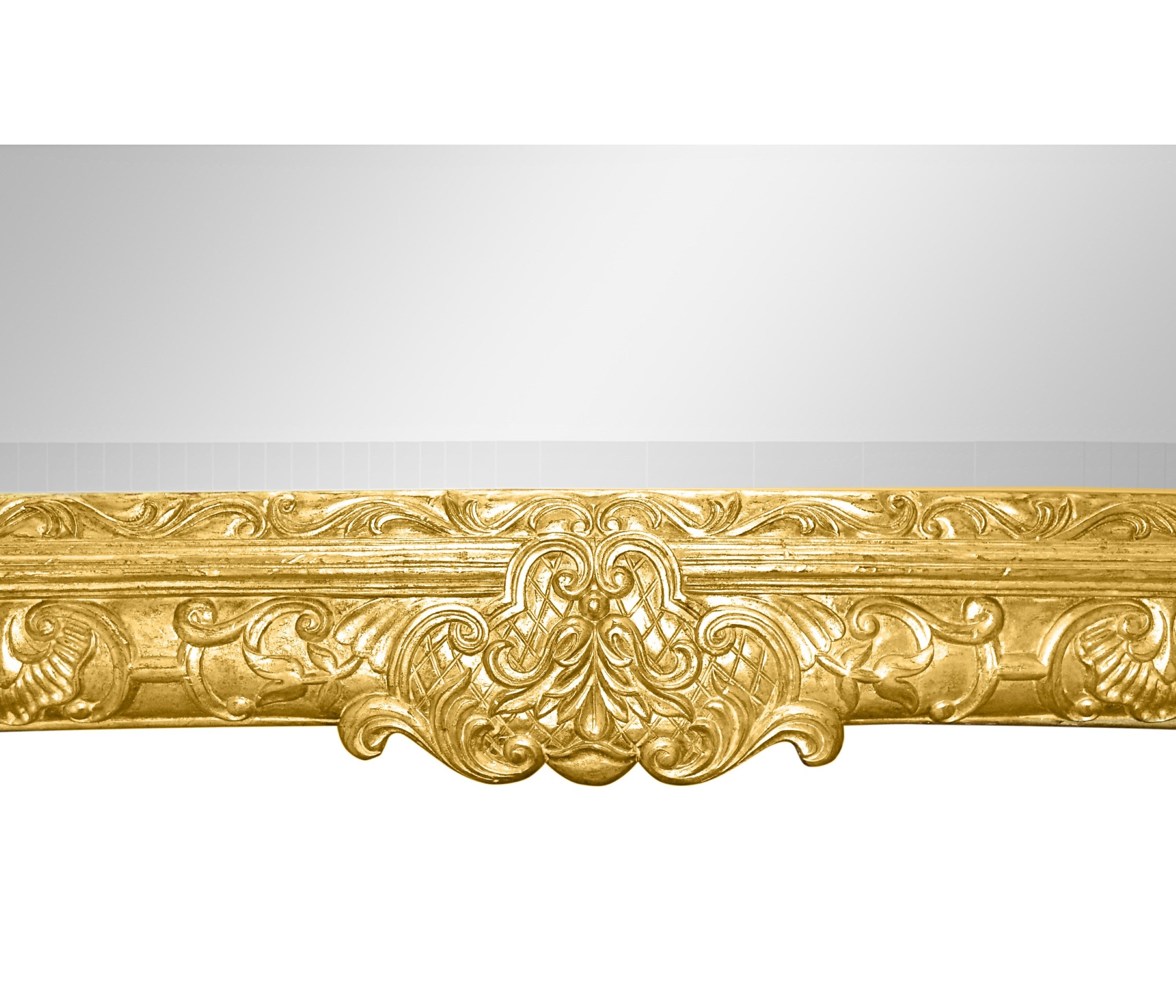 Jonathan Charles French 19th Century Bright Gilded Mirror ( 493059-GIL )