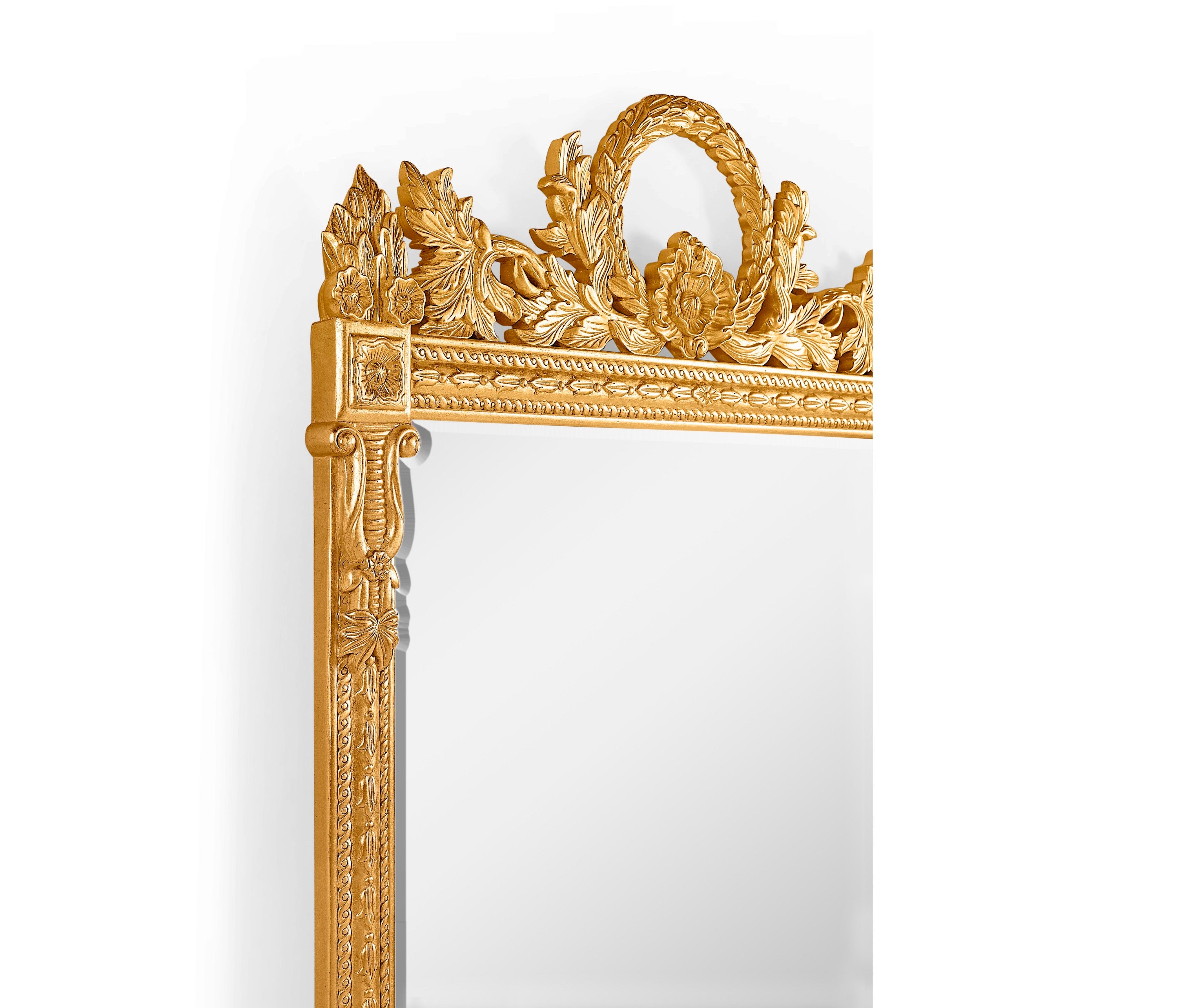 Jonathan Charles Empire Style Gilded Mirror ( 493060-GIL )