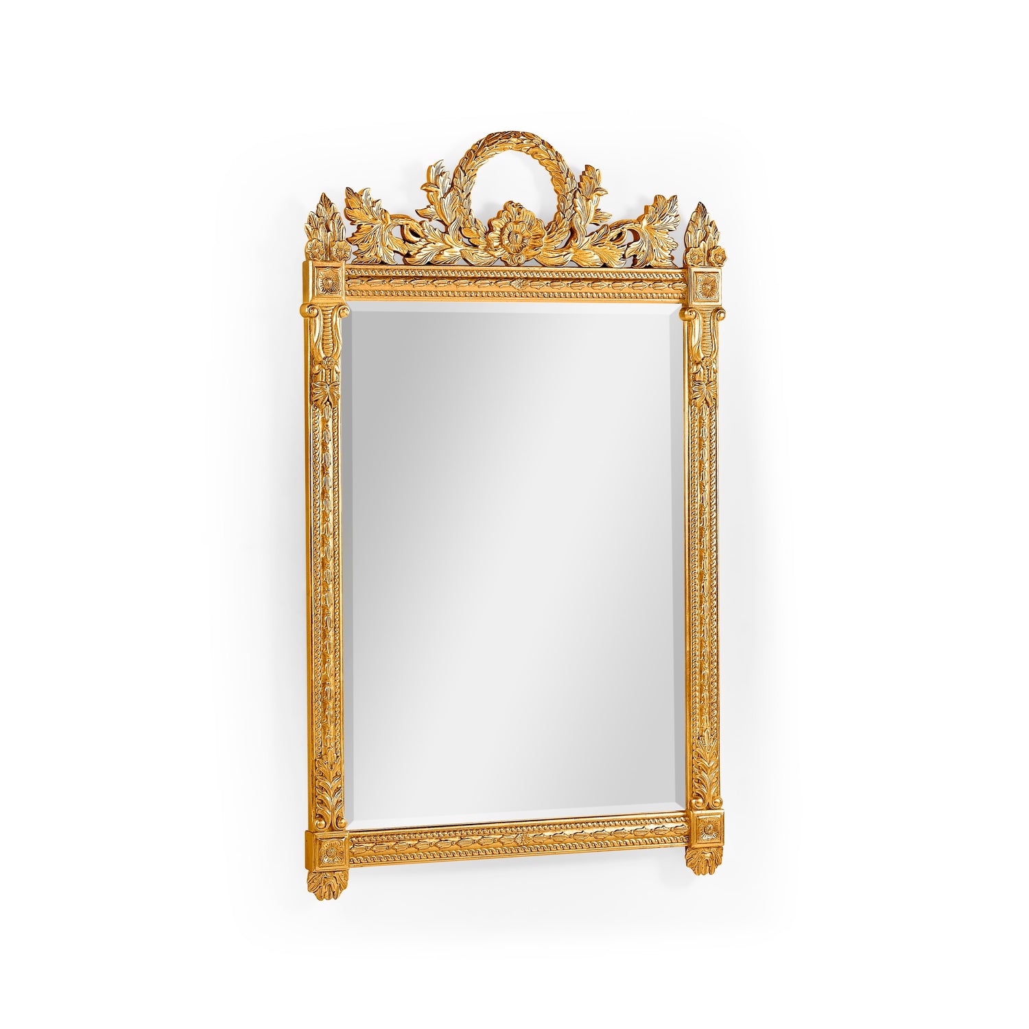 Jonathan Charles Empire Style Gilded Mirror ( 493060-GIL )