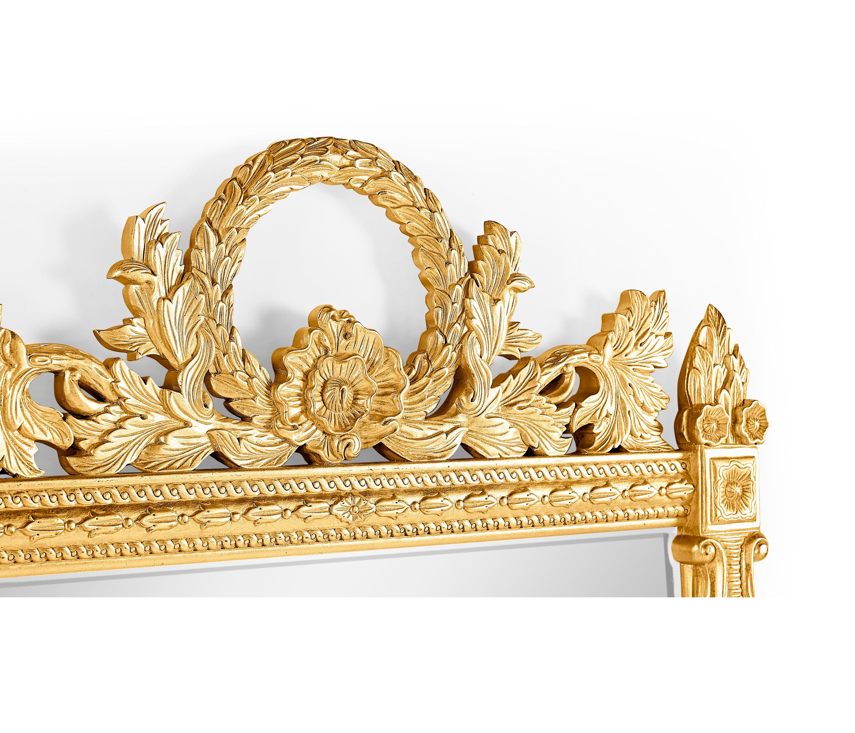 Jonathan Charles Empire Style Gilded Mirror ( 493060-GIL )