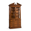 Jonathan Charles Glazed Display Cabinet w/ Drawers